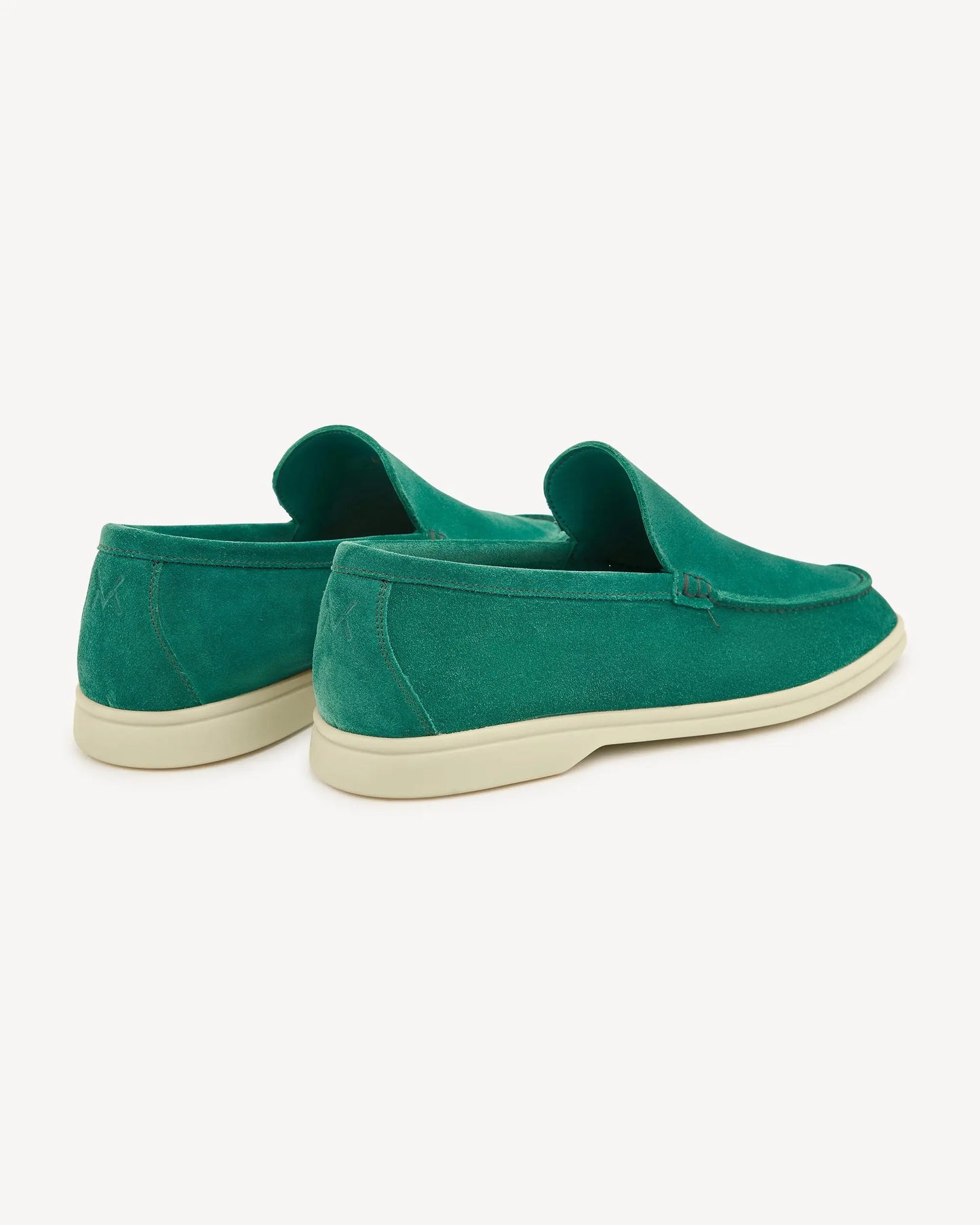 Brabion Unlined Capri Suede Loafer – Menthol Verde - BRABION