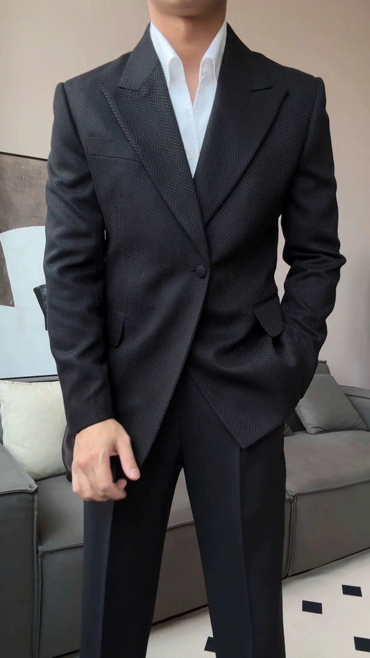 Men’s Cotswolds Herringbone Blazer