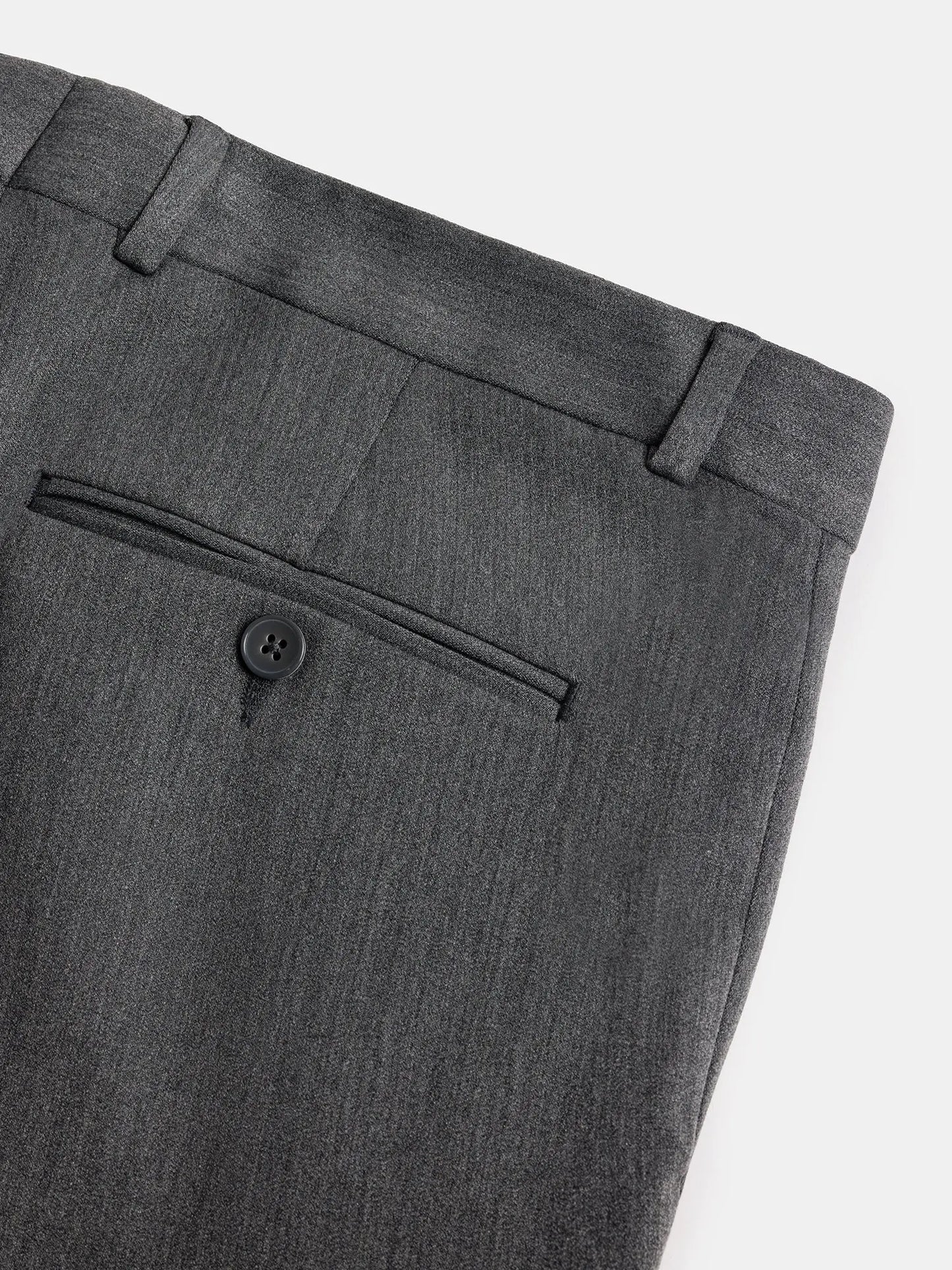 Donazi Grey High Waist Slim-Fit Pants VIOSSI
