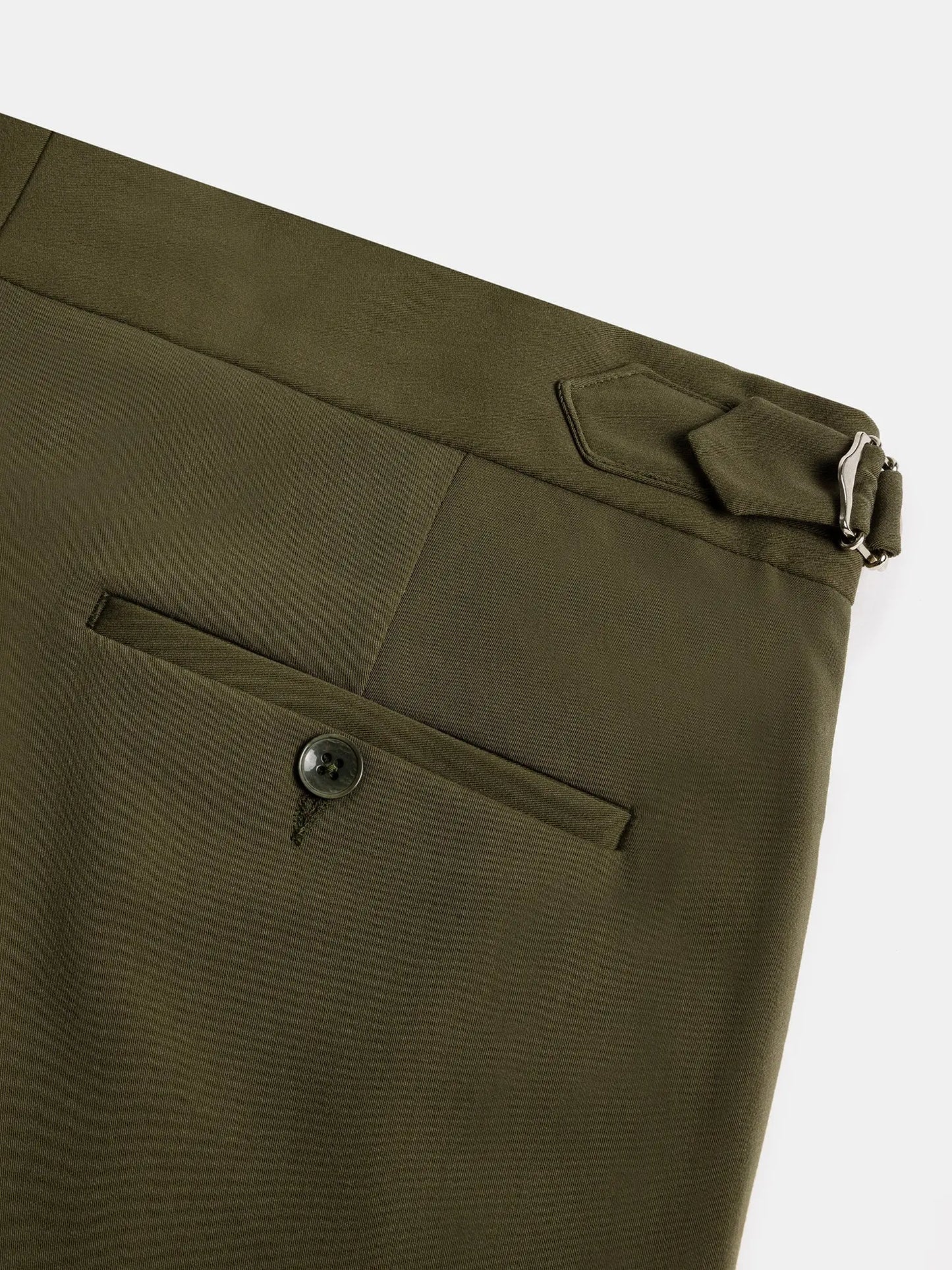 London Khaki High Waist Slim-Fit Pants VIOSSI