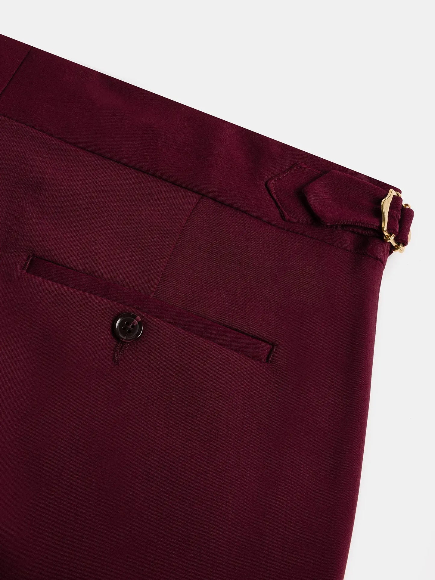 London Bordeaux High Waist Slim-Fit Pants VIOSSI