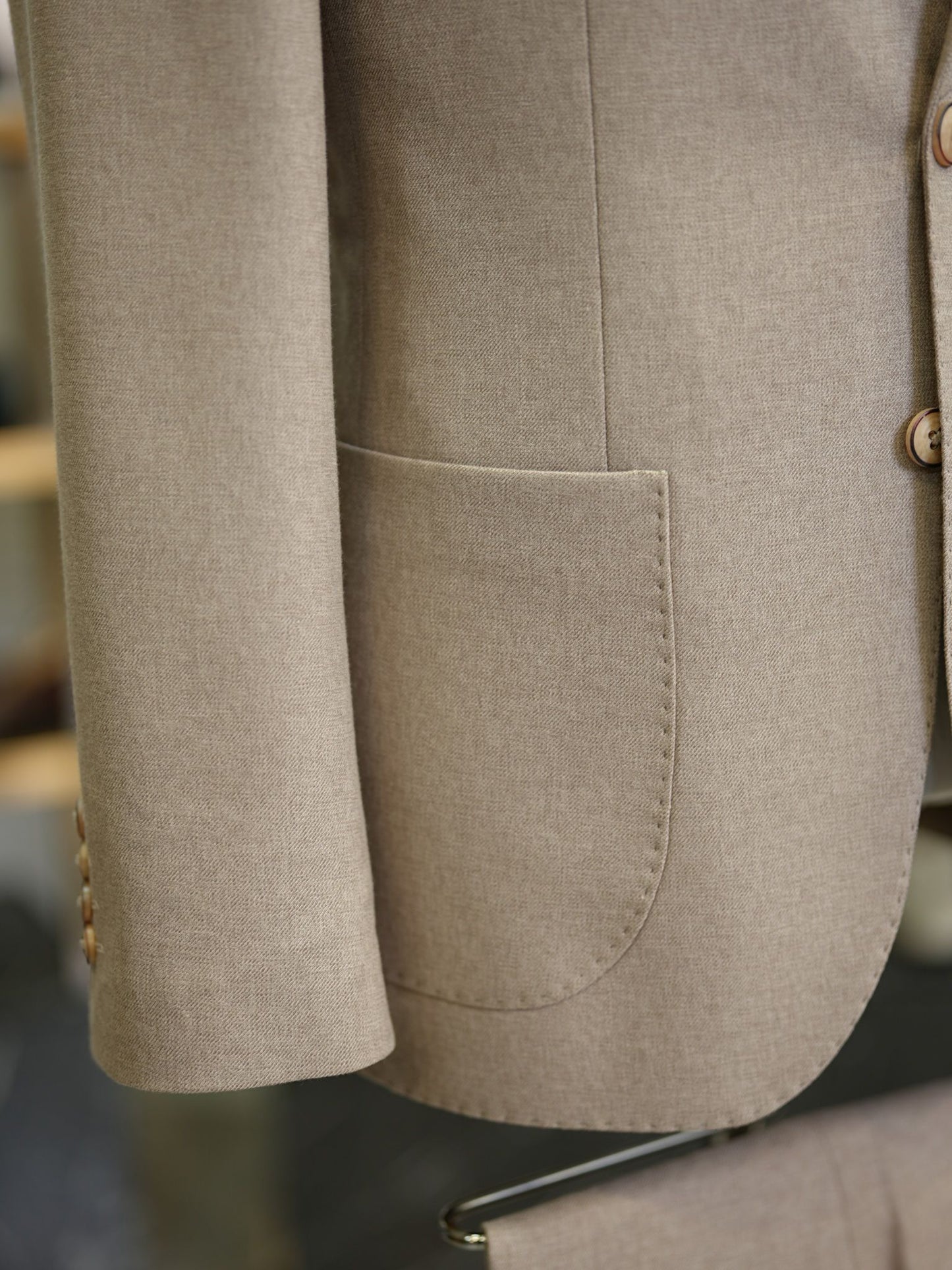 Brabion Vicenza Beige Slim Fit 2 Piece Suit - The Perfect Choice for Any Occasion