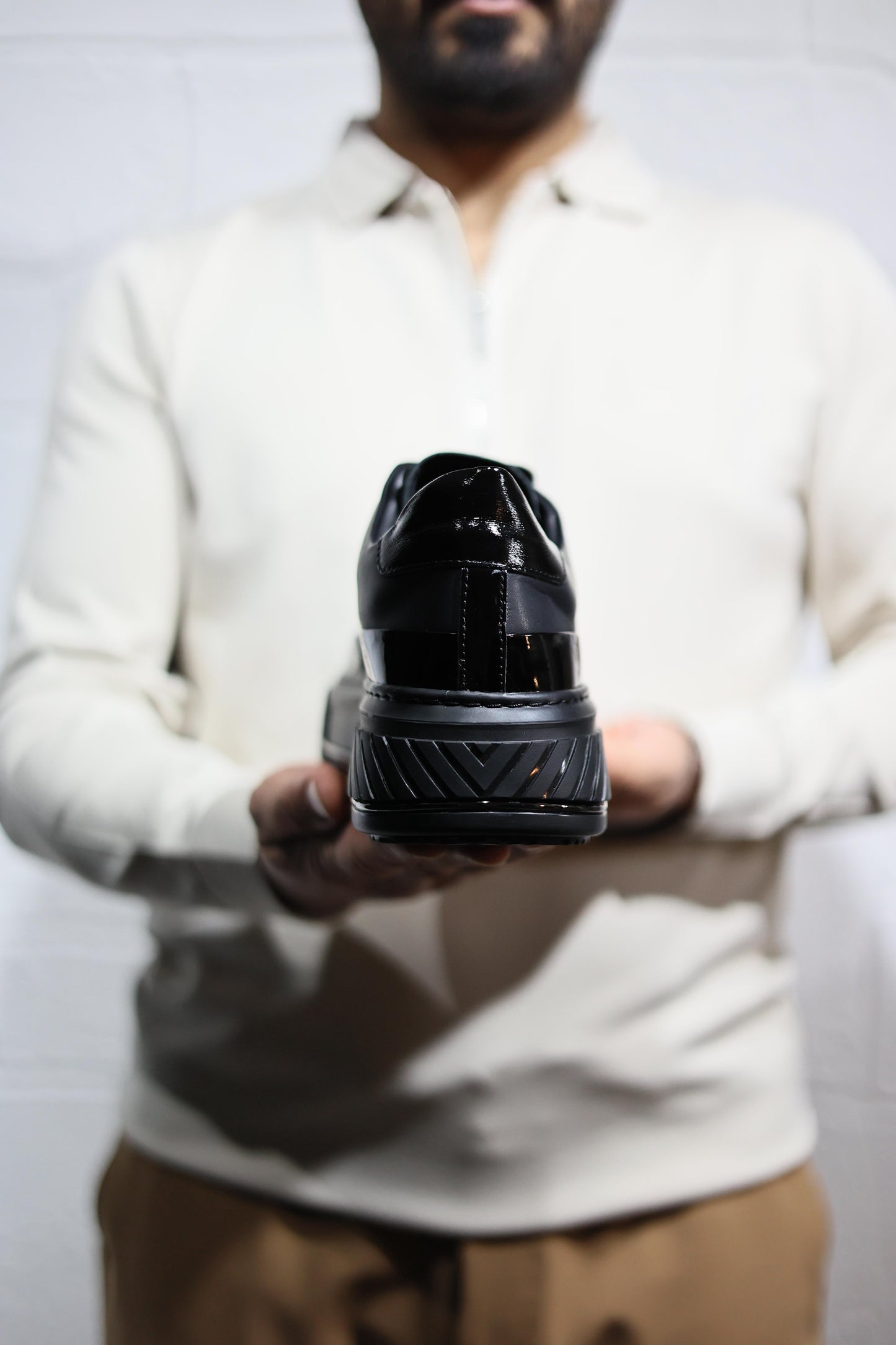 Bojoni Belmonte Patent Leather Black Shoes