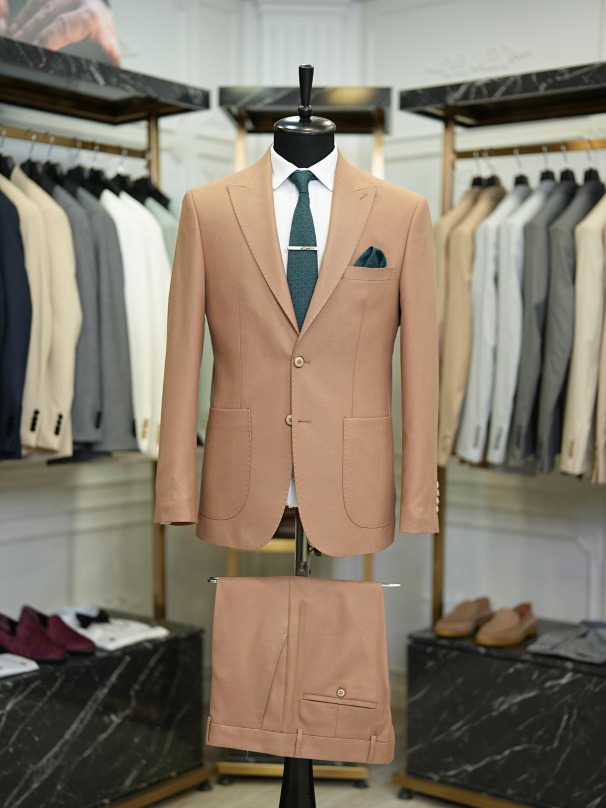 Brabion Vicenza Rust Slim Fit 2 Piece Suit – Perfect for Any Occasion