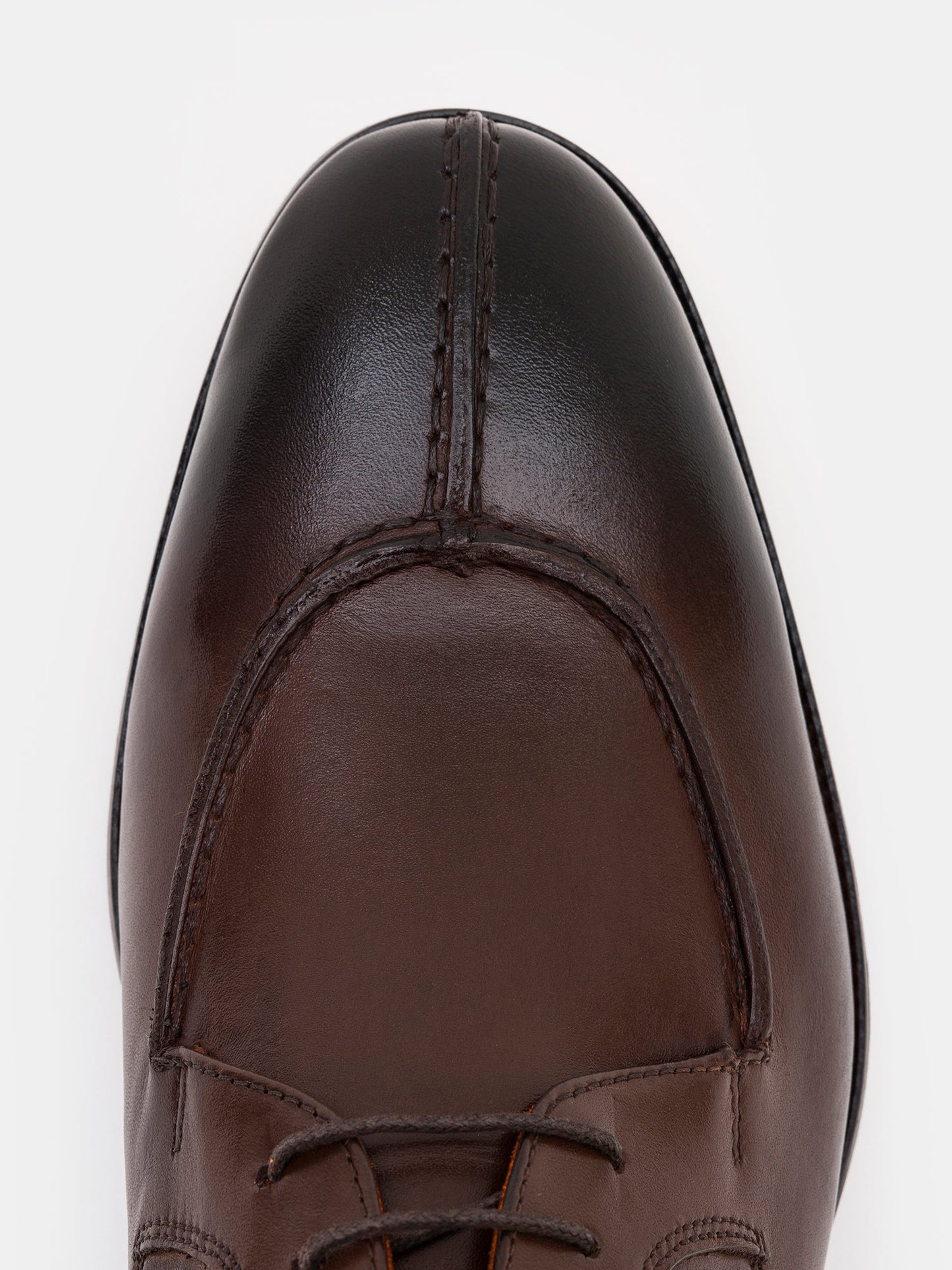 Brown Leather Split Toe Derby VIOSSI