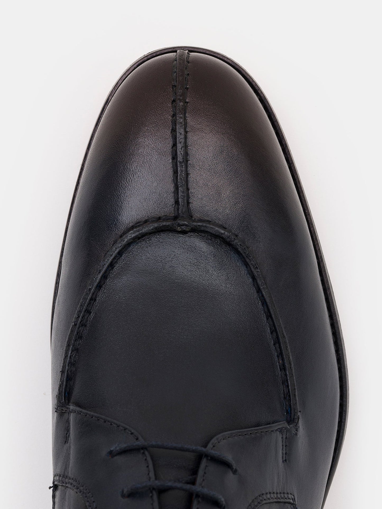 Navy Leather Split Toe Derby VIOSSI