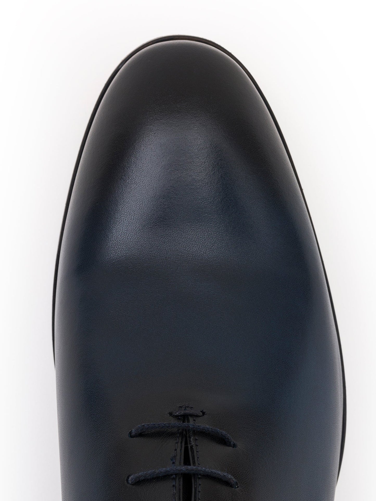 Black Burnished Leather Oxford VIOSSI