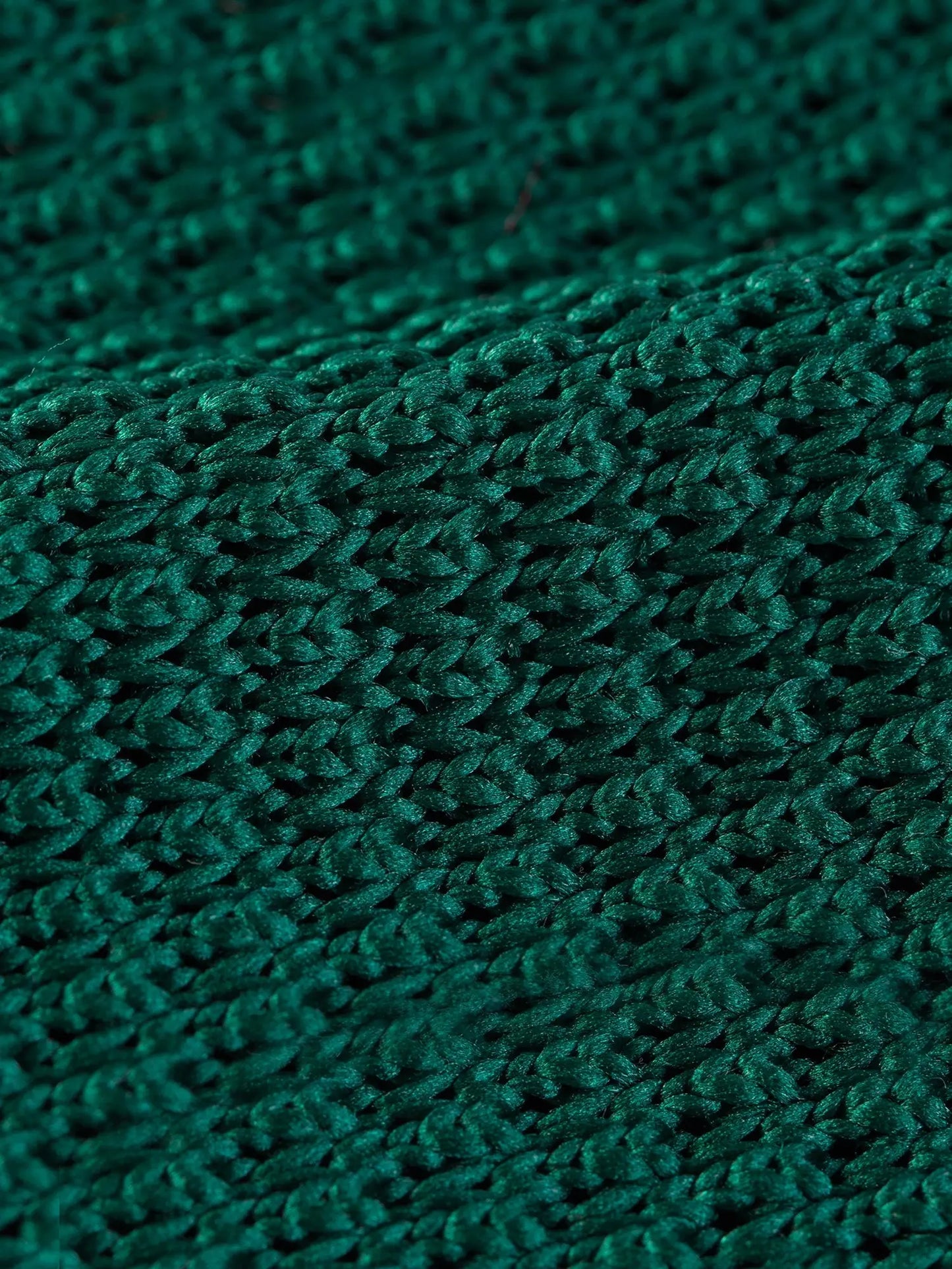 Green Knitted Tie 6cm - BRABION