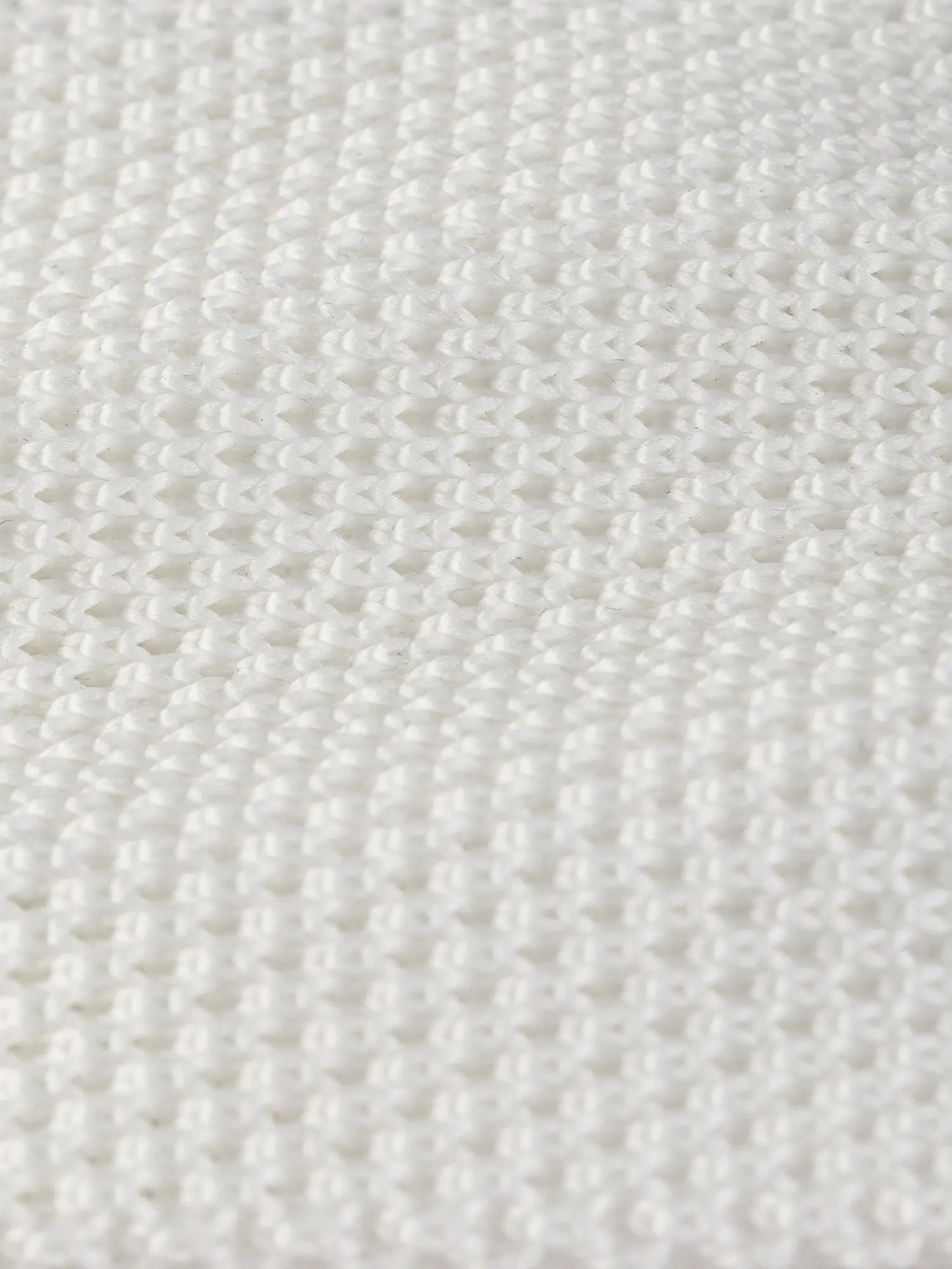 White Knitted Tie 6cm - BRABION