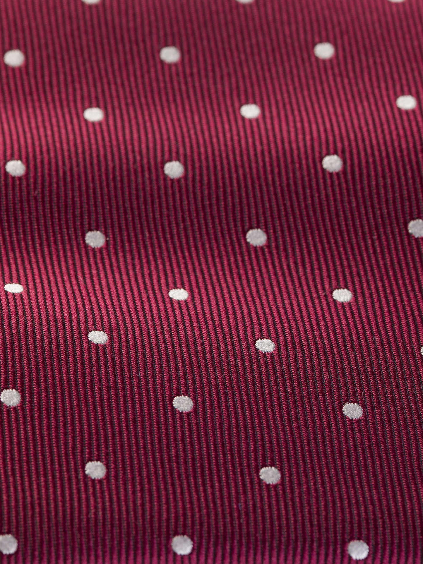 Bordeaux Polka-Dot Tie 9cm - BRABION
