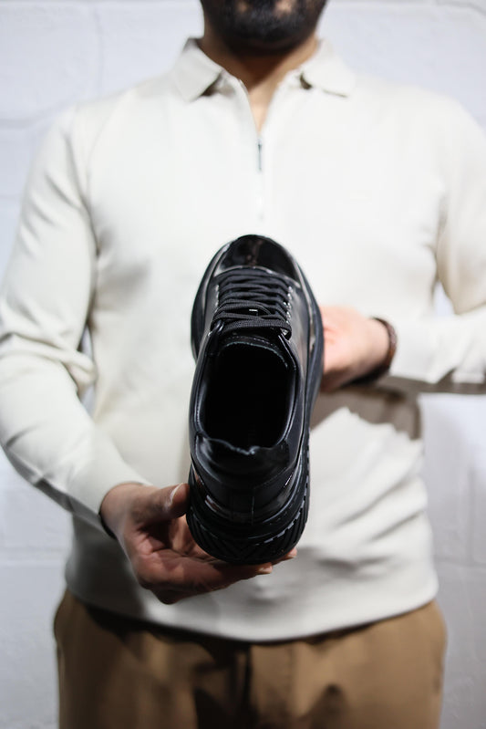 Bojoni Belmonte Patent Leather Black Shoes