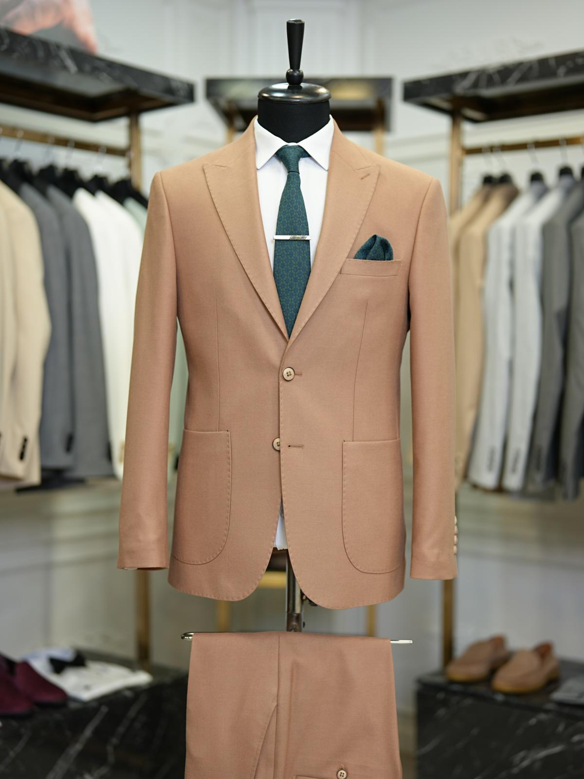Brabion Vicenza Rust Slim Fit 2 Piece Suit – Perfect for Any Occasion