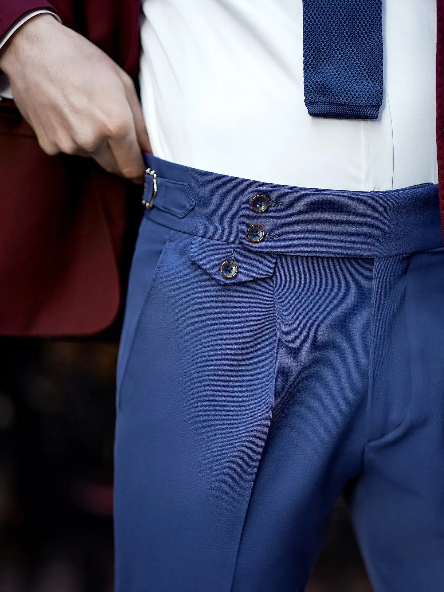 Bordeaux Single Breasted Blazer - BRABION