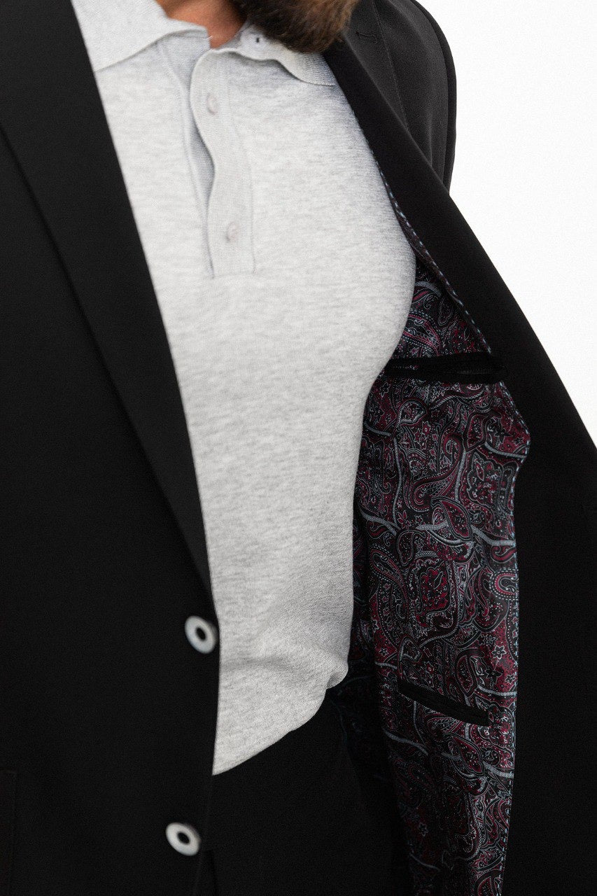 Brabion Marco Black Slim Fit 2 Piece Suit - Elevate Your Wardrobe