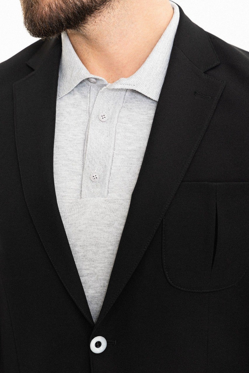 Brabion Marco Black Slim Fit 2 Piece Suit - Elevate Your Wardrobe