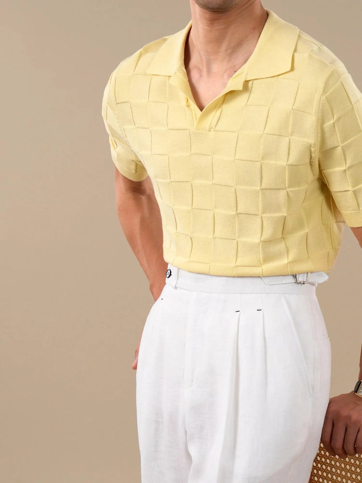 Men's Breathable Short Sleeve Polo Shirt
