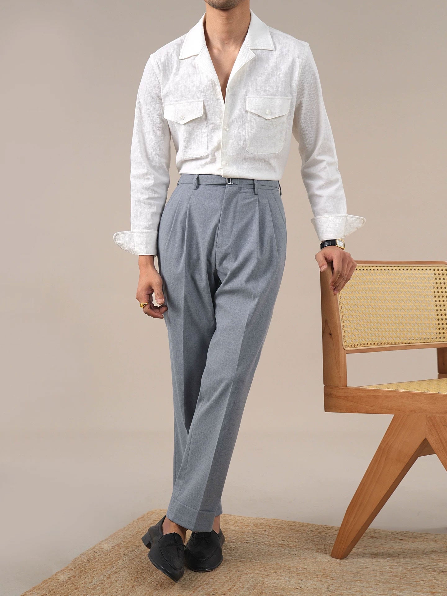 Men’s Italian Lightweight Dress Trousers BRABION