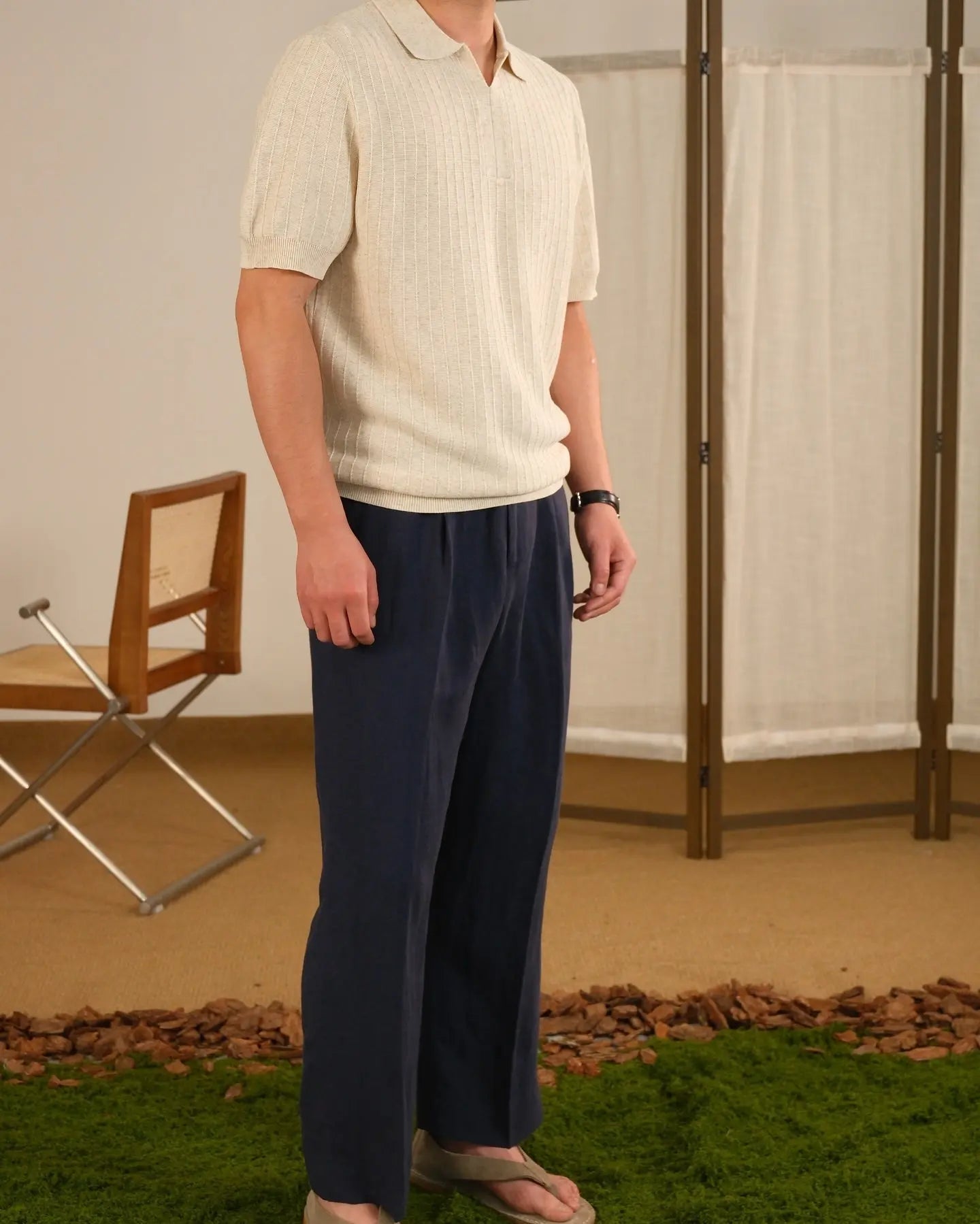 Napoli Linen Knitted Polo