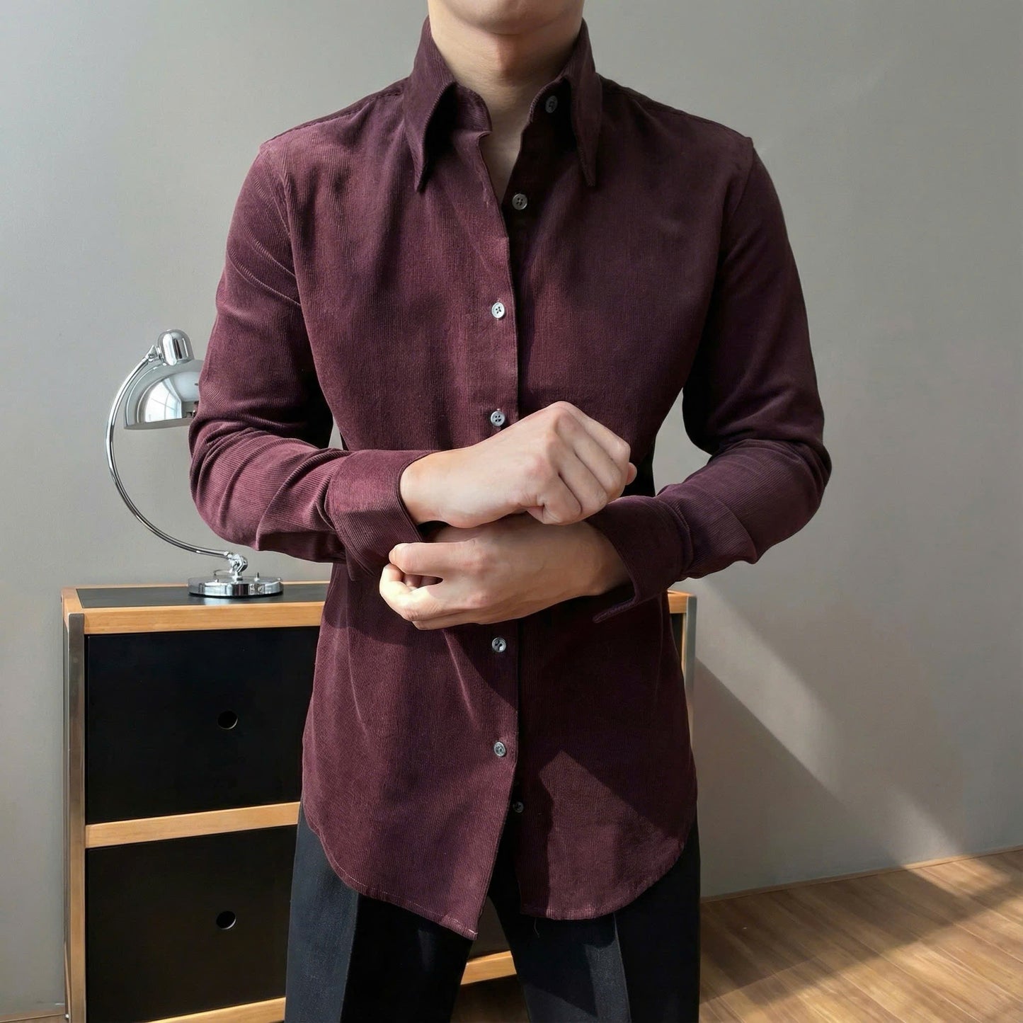 Spearpoint Corduroy Shirt BRABION