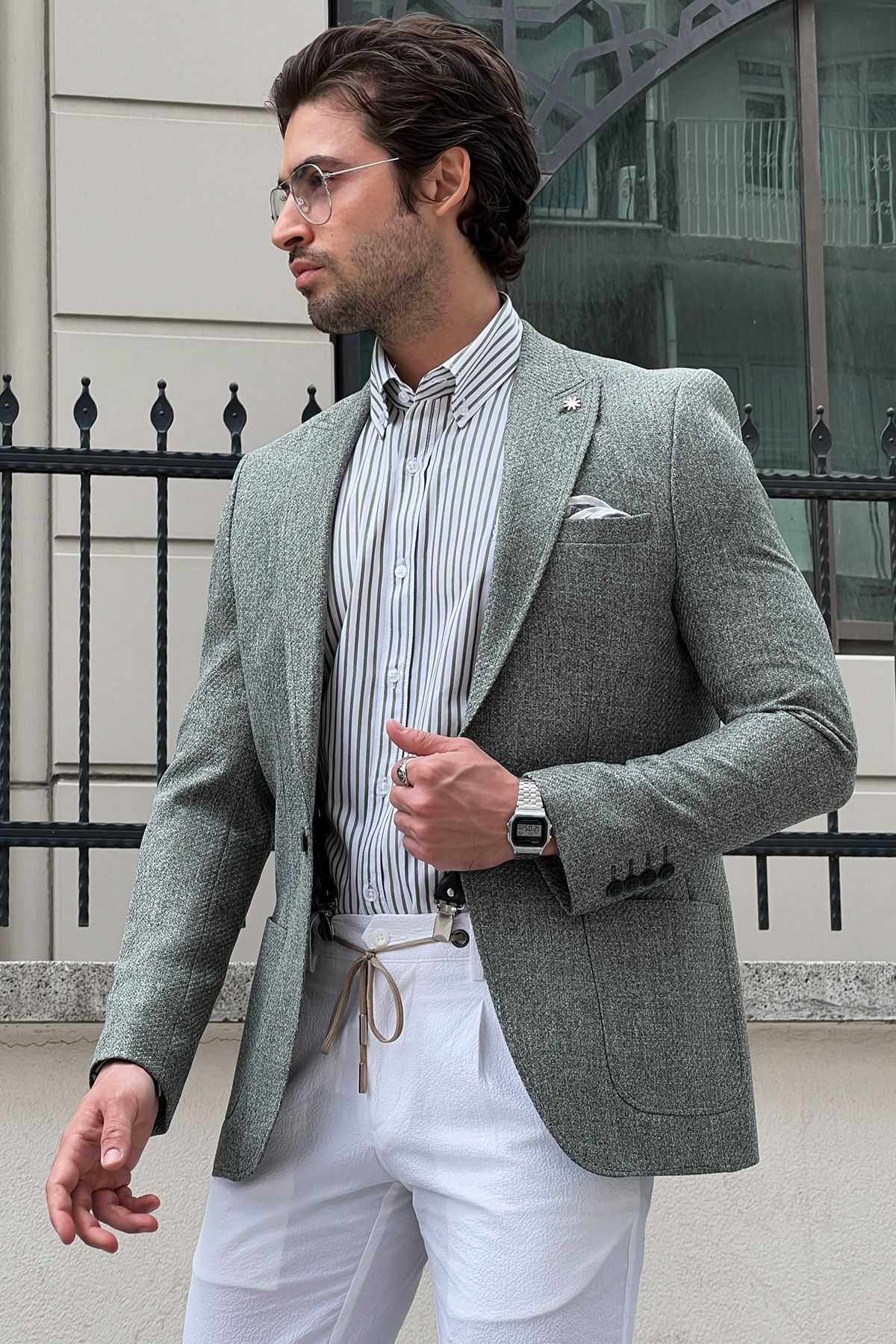Daniel Green Linen Blazer