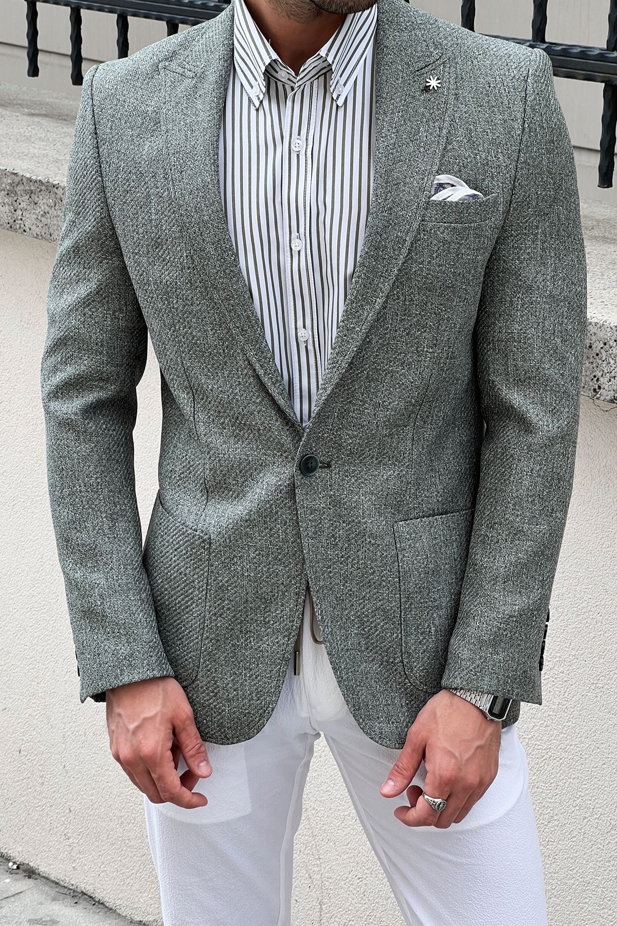 Daniel Green Linen Blazer