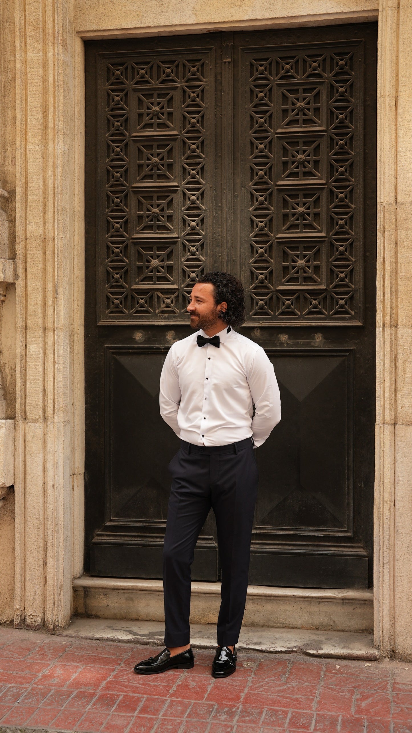 Milano White Tuxedo Shirt