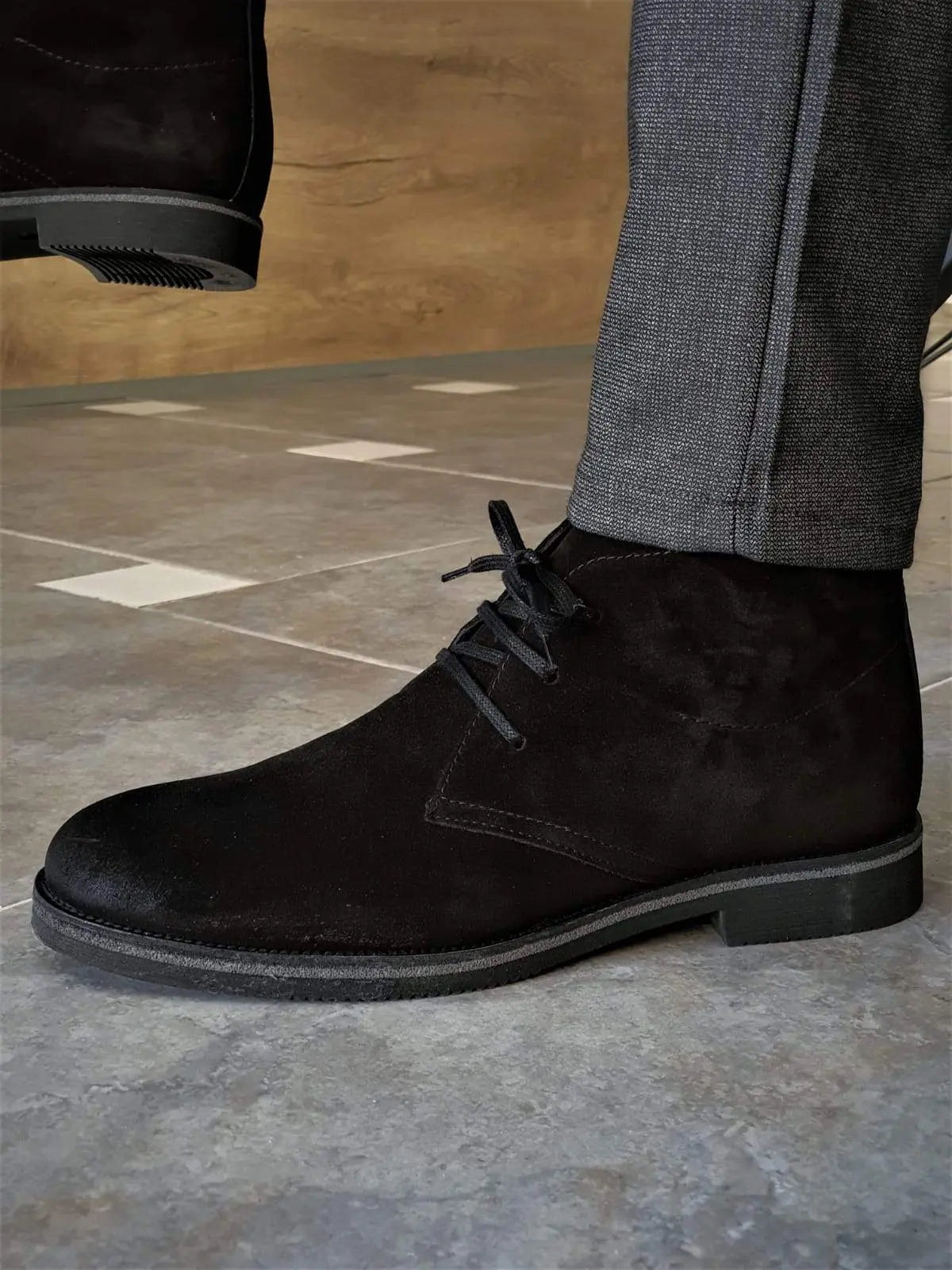 Anchorage Black Suede Chukka Boots Anchorage Black Suede Chukka Boots