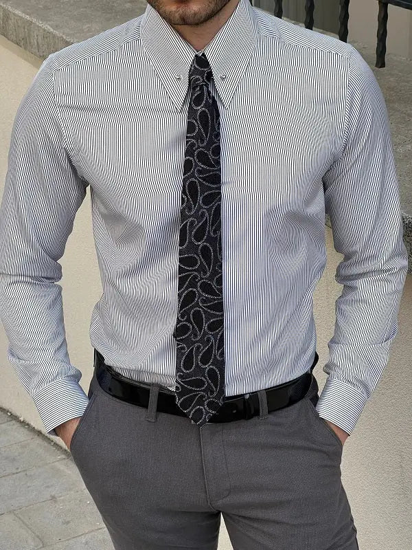 Brabion Berton Slim Fit Dress Shirt – Versatile Style for Every Occasion XXL Brabion Berton Slim Fit Dress Shirt – Versatile Style for Every Occasion XXL