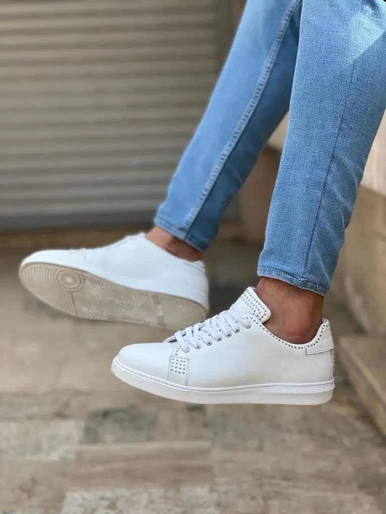 Lawson White Grace Mid-Top Sneakers: Elevate Your Style - BRABION
