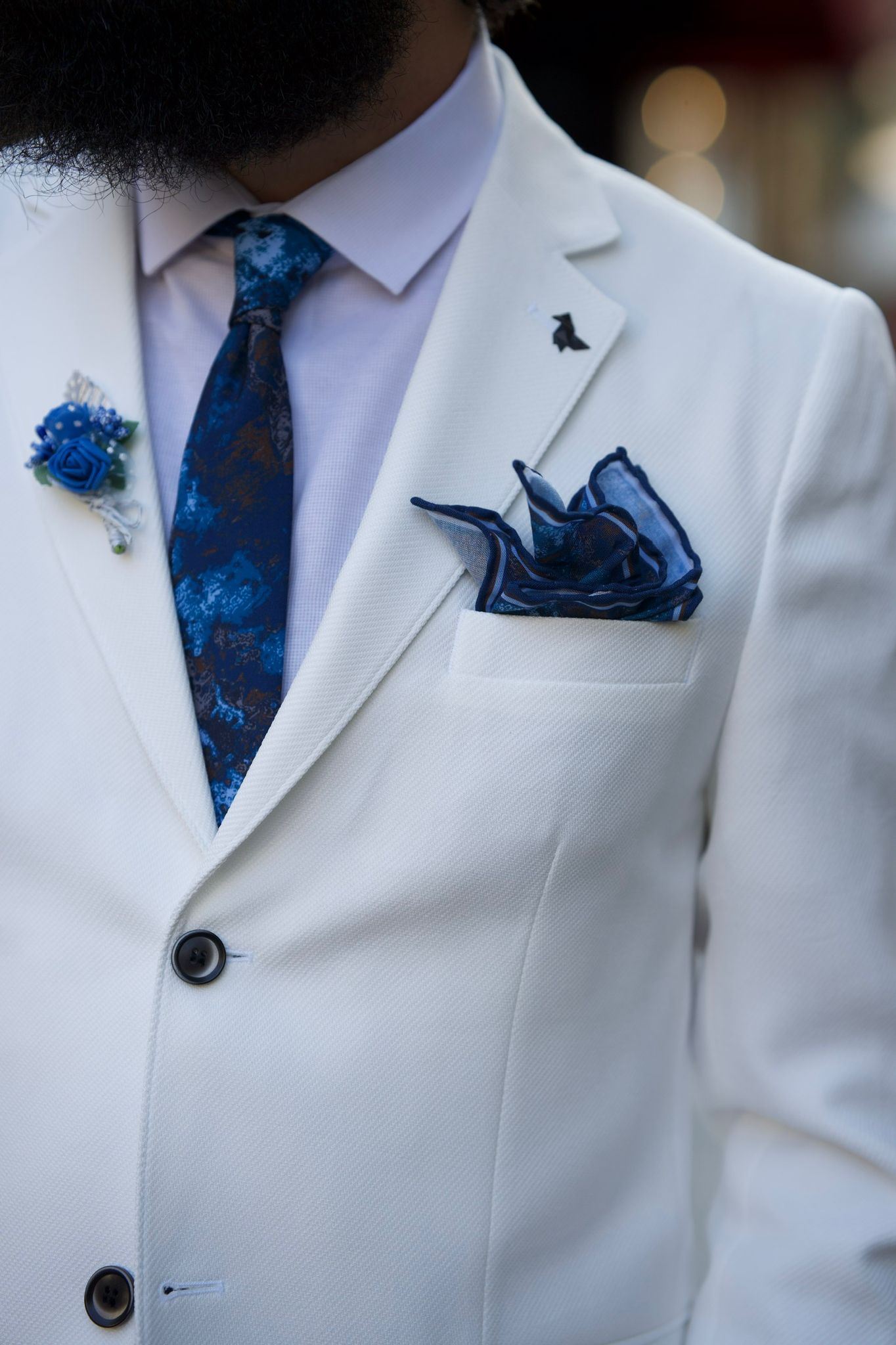 Lawson Laughlin Slim Fit White Blazer