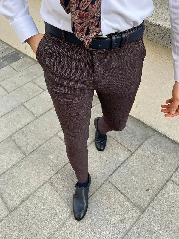 Versatile Rockford Burgundy Slim Fit Cotton Pants for Any Occasion 38 Versatile Rockford Burgundy Slim Fit Cotton Pants for Any Occasion 38