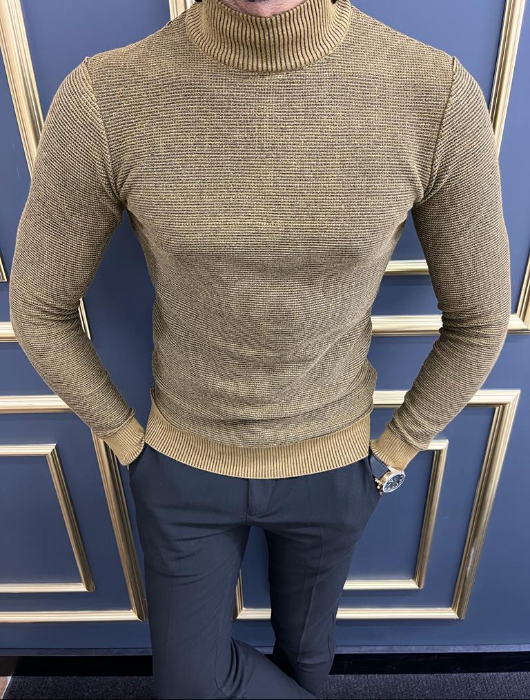 GentWith Empire Slim Fit V-Neck Sweater