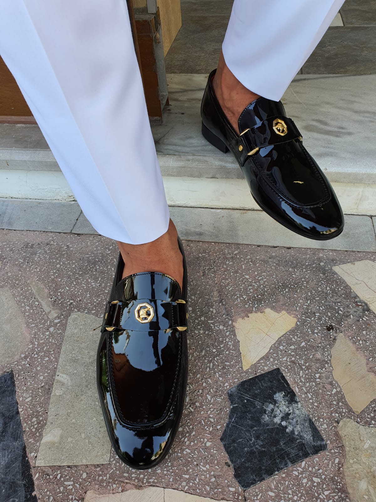 Gucci Patent Leather Shoes for Men