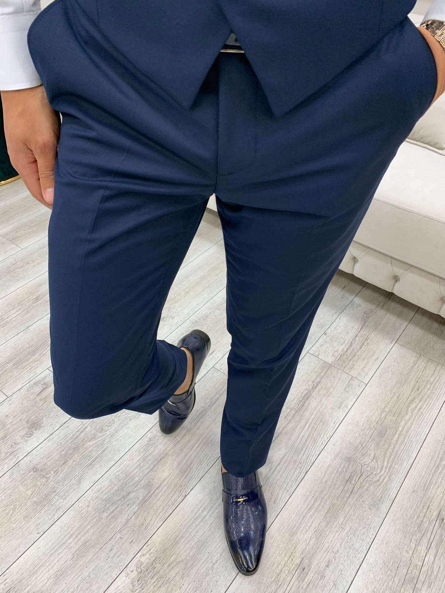 Lance Blue Slim Fit Suit - Elevate Your Wardrobe