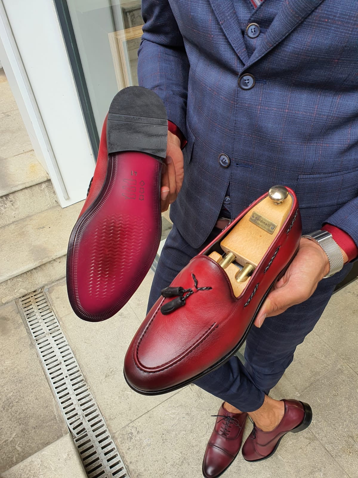 Fort Worth Red Tassel Loafer