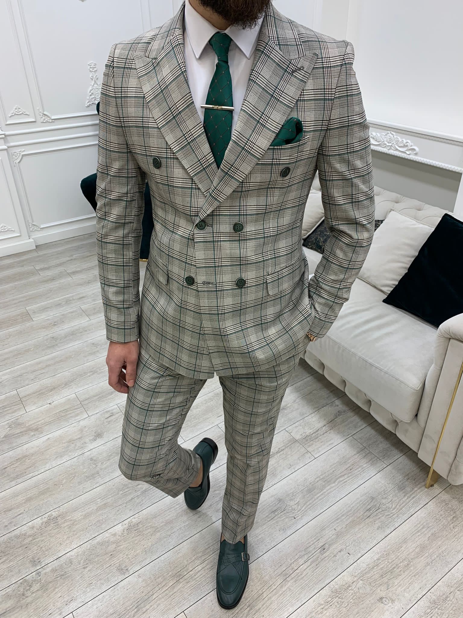 Checked Suit