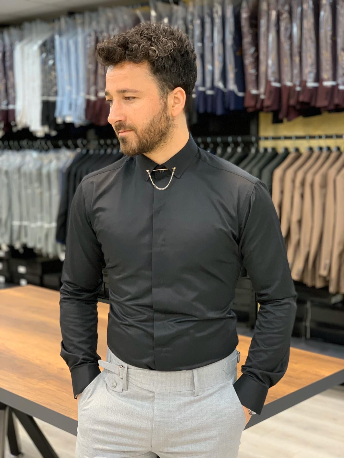 Jake Black Slim Fit Shirt for All Occasions