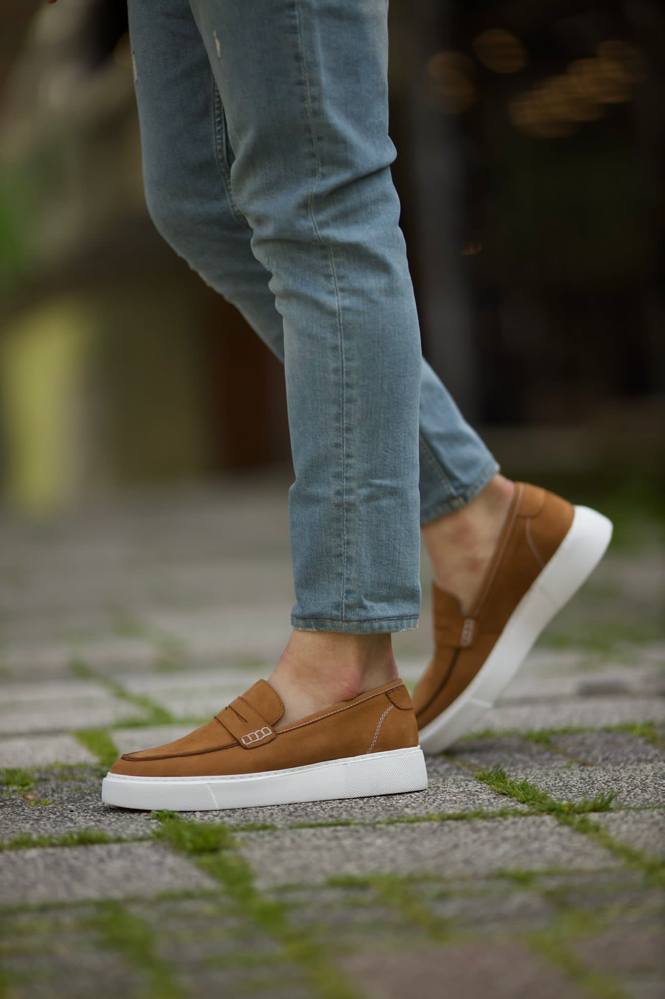 Vince Eva Sole Nubuck Strap Camel Shoes