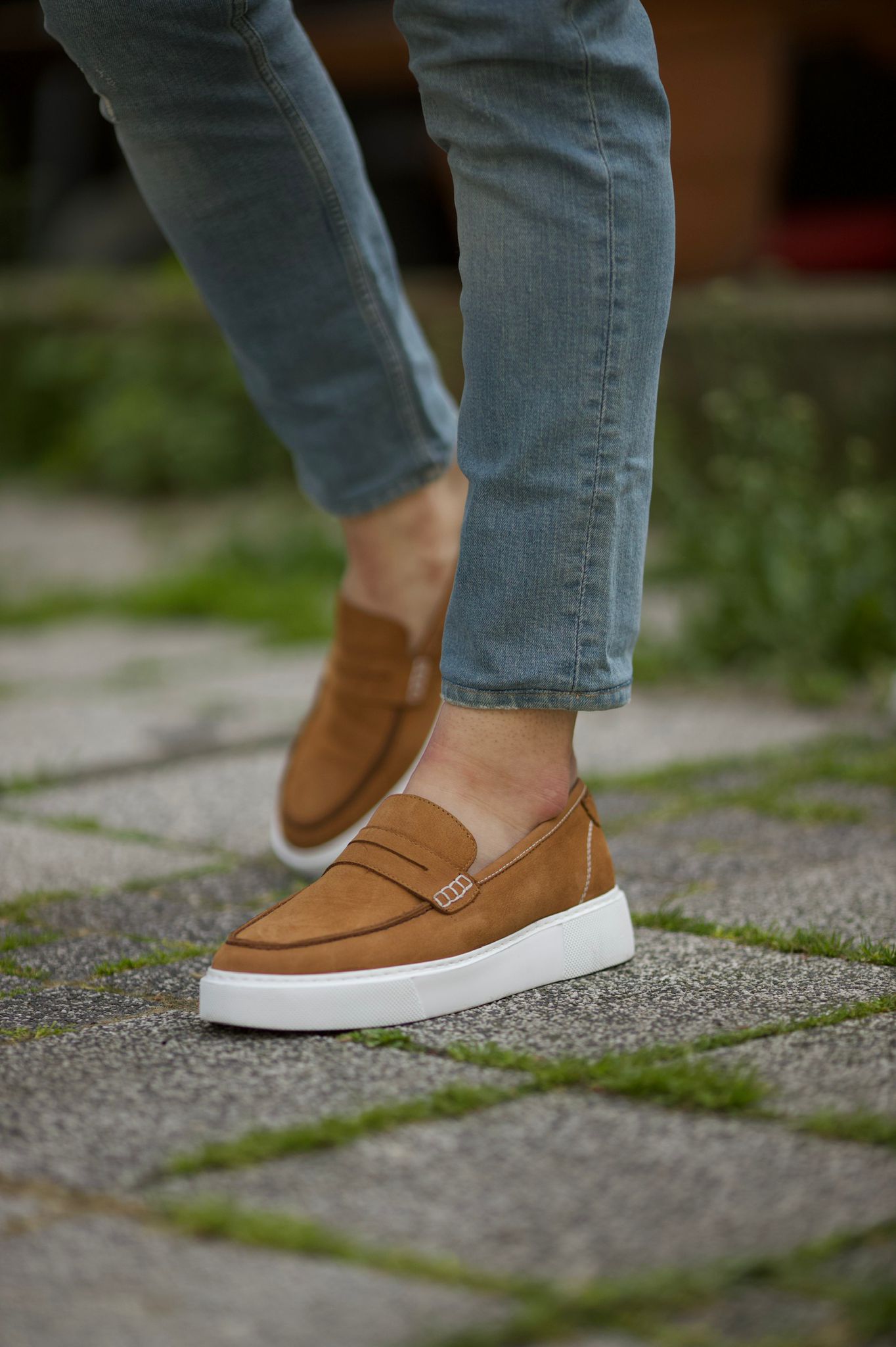 Vince Eva Sole Nubuck Strap Camel Shoes