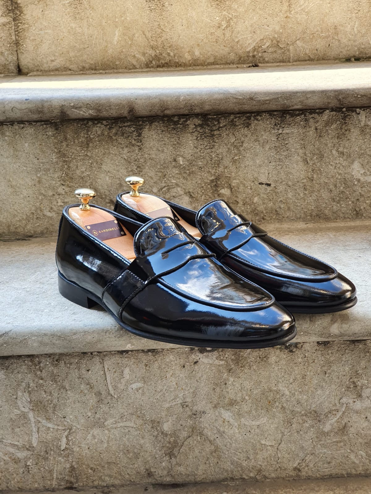 Henderson Black Buckle Loafers