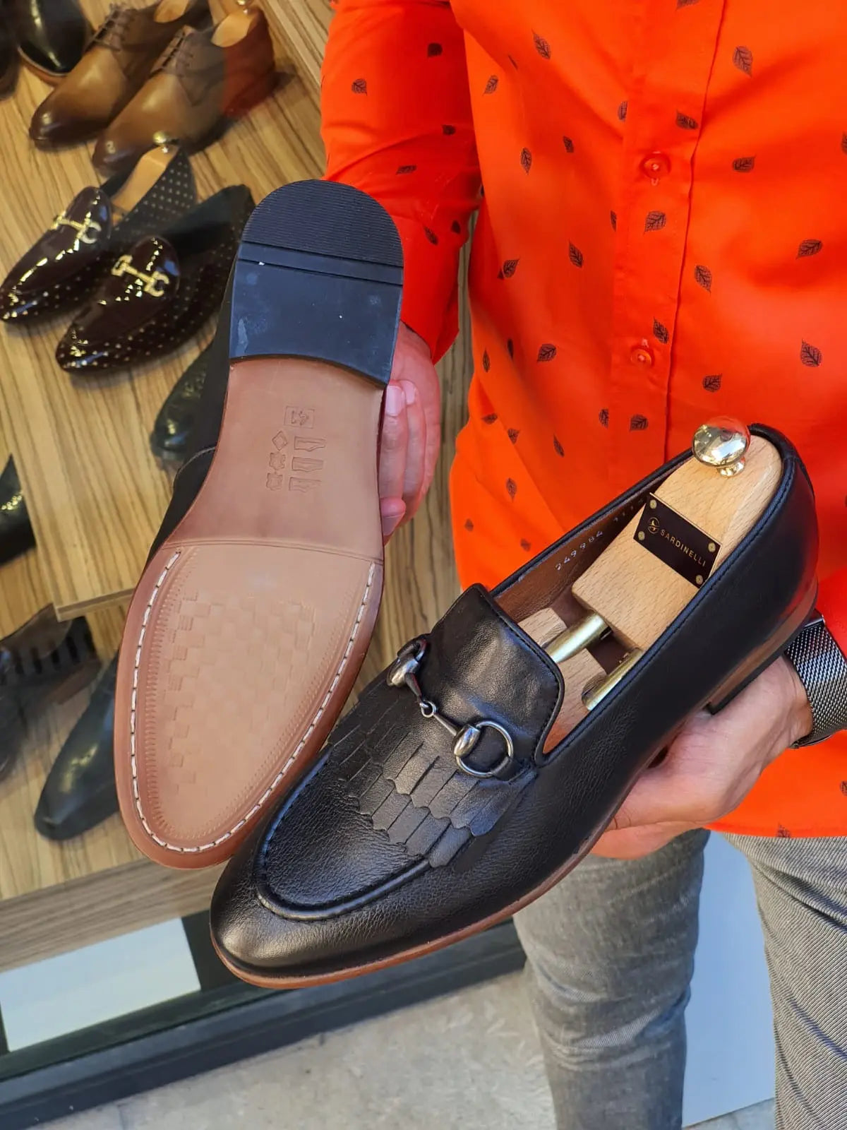 Henderson Black Kilt Bit Loafers - Elegant Leather Footwear - BRABION