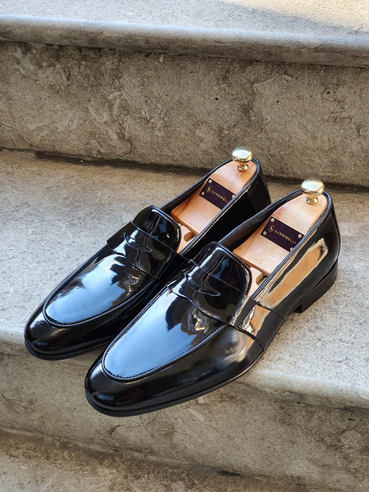 Henderson Black Buckle Loafers