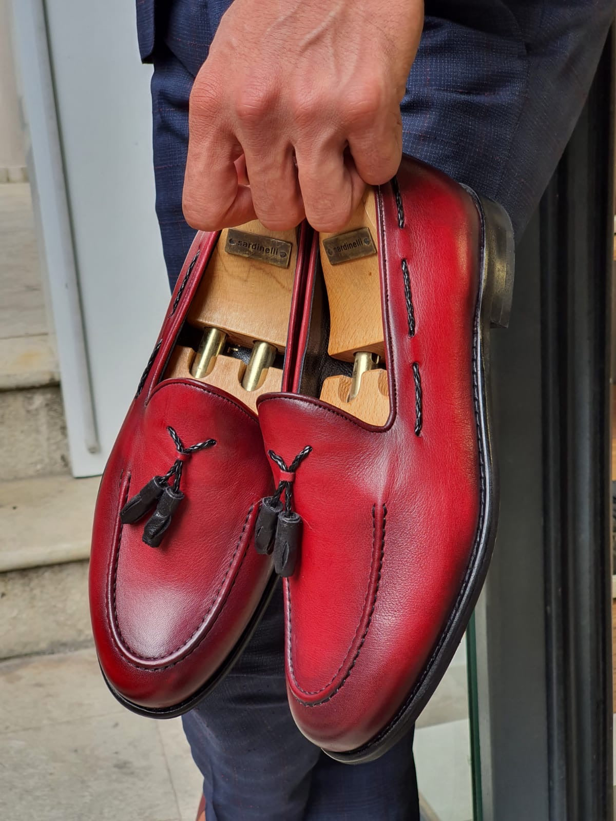 Fort Worth Red Tassel Loafer