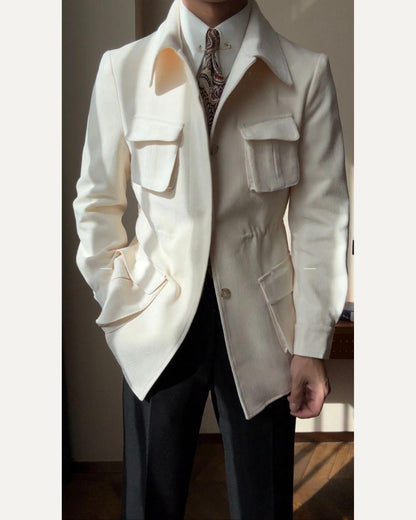 Men’s Italian Retro Hunting Jacket - BRABION