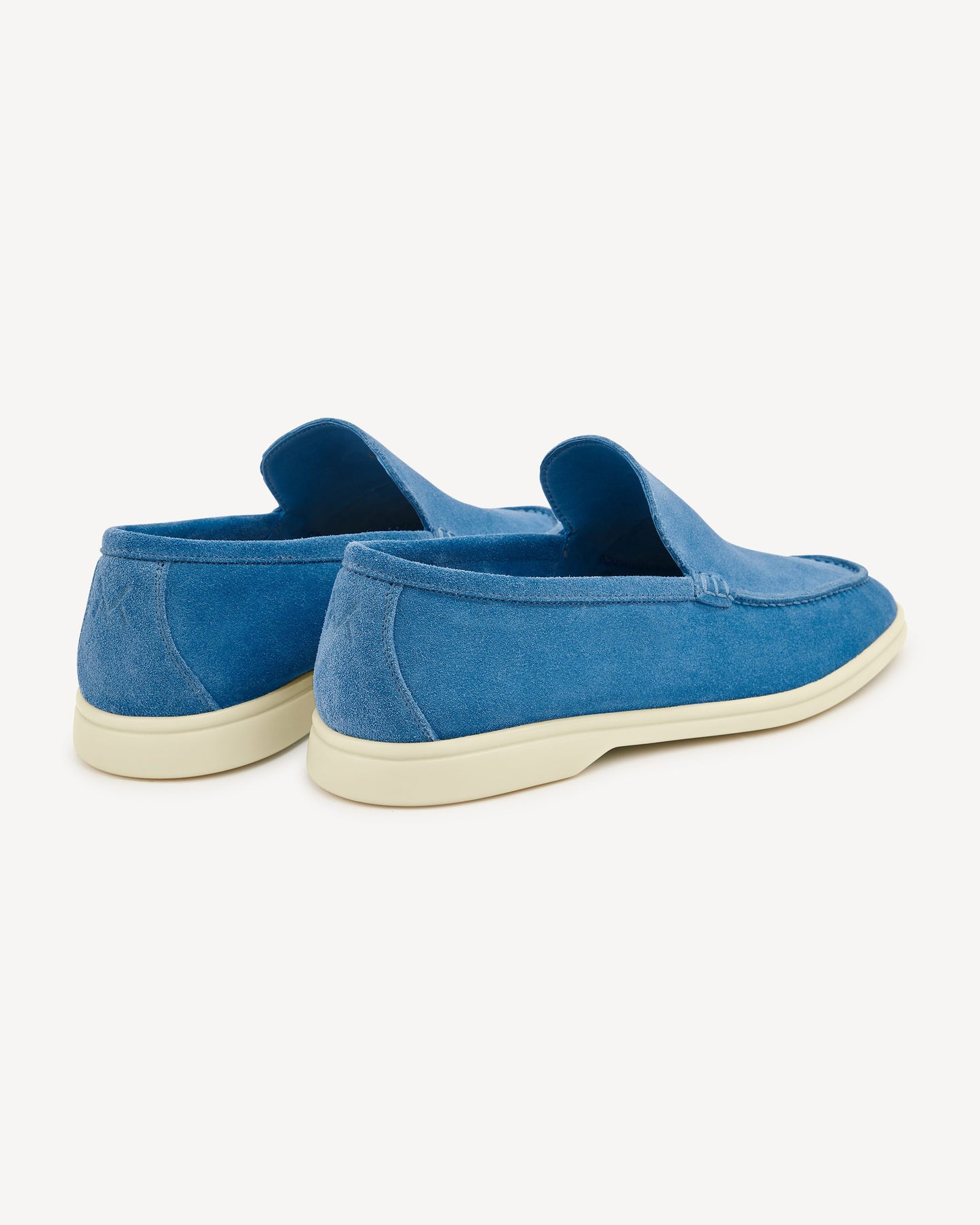 Brabion Unlined Capri Suede Loafer – Sky Mare