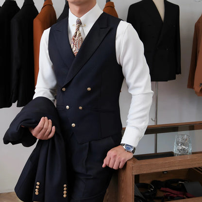 Men’s Jet Navy Milano Suit