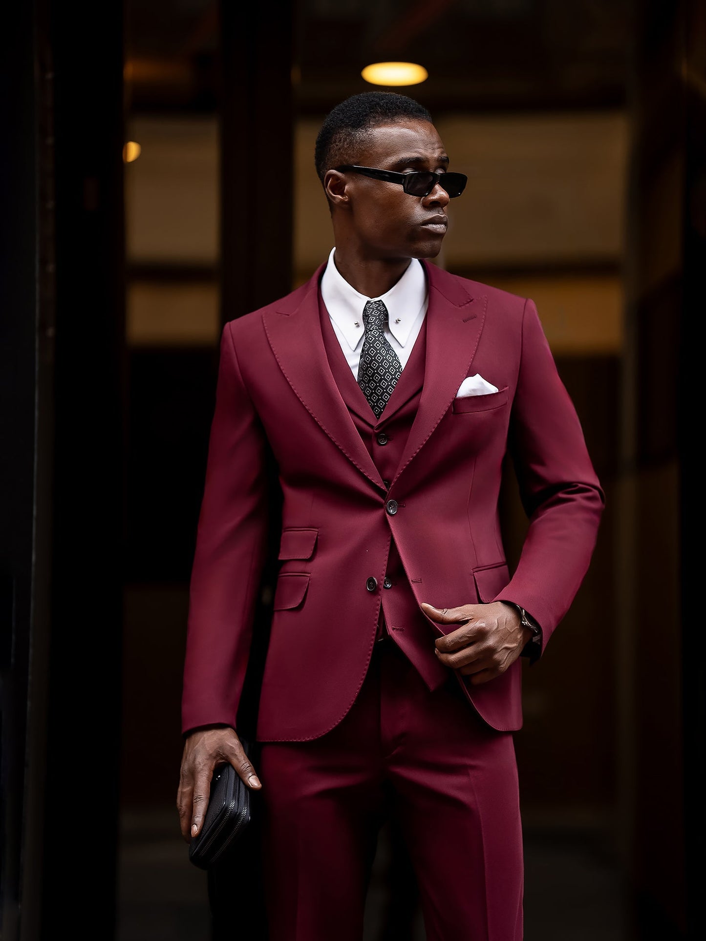 Bordeaux Slim-Fit Suit 3-Piece VIOSSI