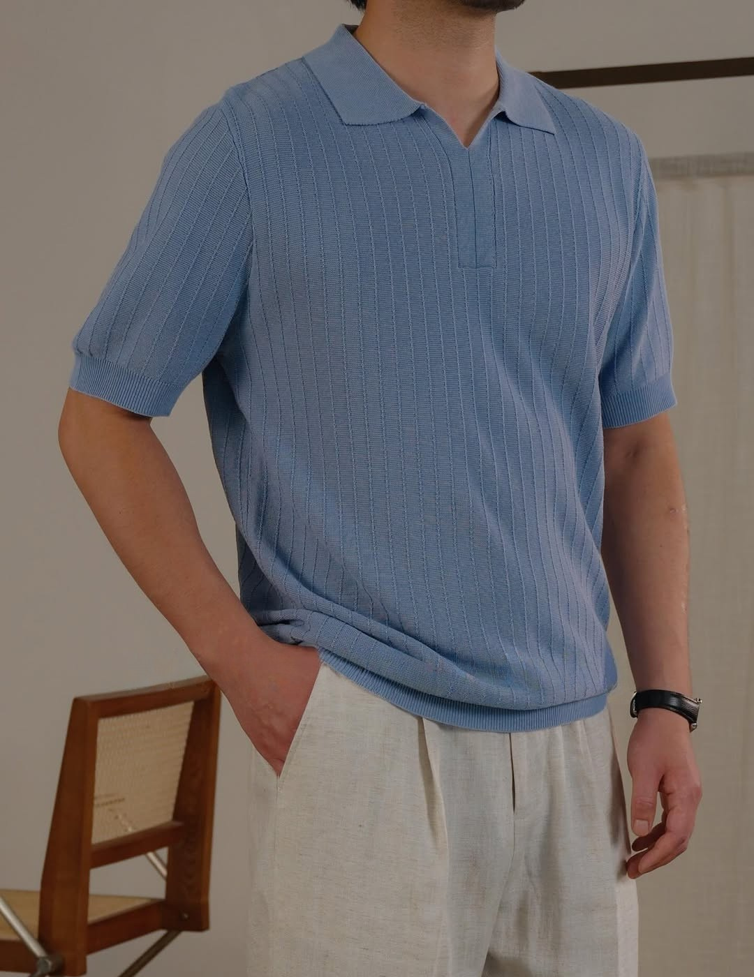 Napoli Linen Knitted Polo