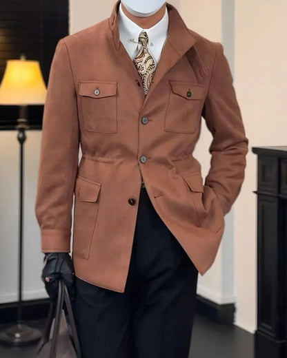 Men’s Suede Safari Jacket