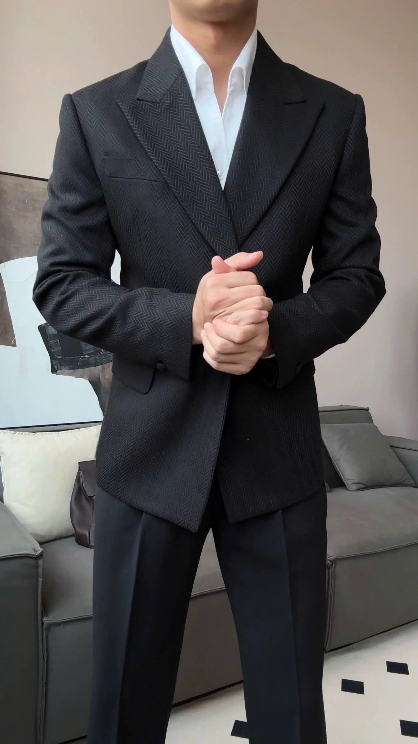 Men’s Cotswolds Herringbone Blazer